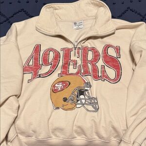 San Francisco 49er cropped sweatshirt
